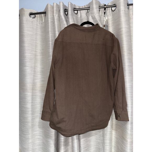 Orton Brothers men's flannel lined brown 100% cotton jacket size large - Picture 8 of 8